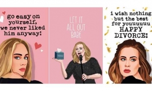 Inspirirane Adele - razglednice s emocionalnom potporom za prekid