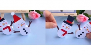 DIY: Izradi simpatične snjegoviće koji se ljuljaju