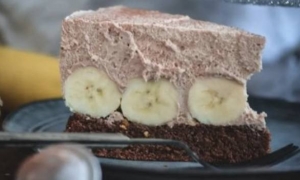 Savršena torta s bananama i Milka triolade čokoladom